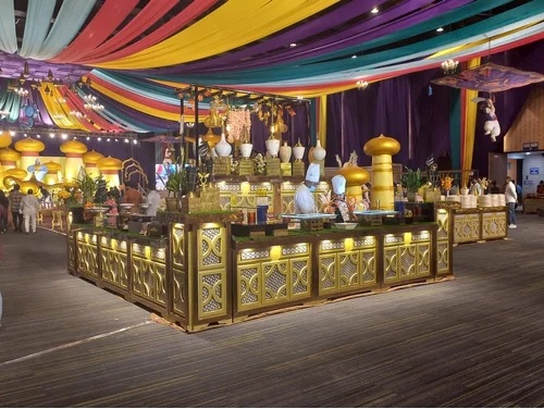 Wooden Buffet Counter